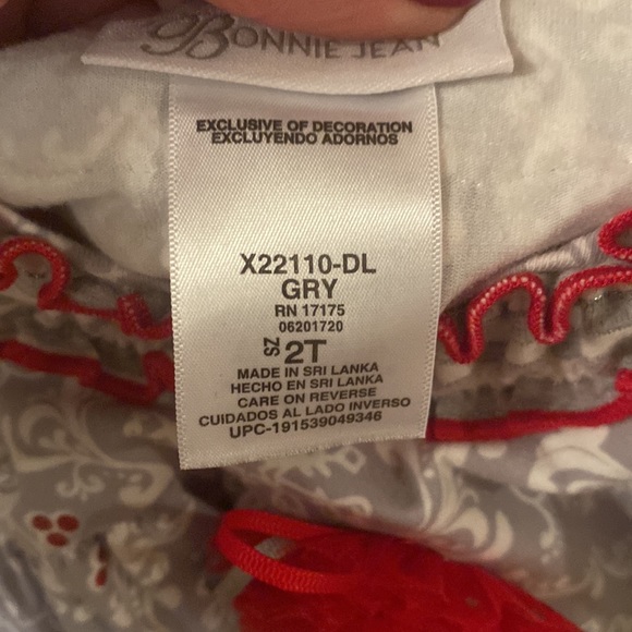 Girls Christmas dress 2t - Picture 3 of 5